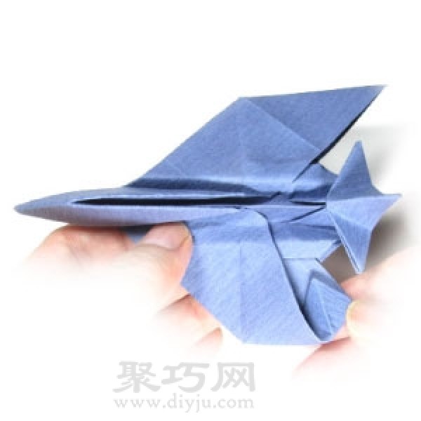 How to fold a jet fighter. Let’s fold a jet aircraft.