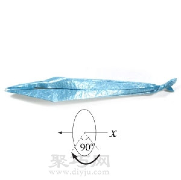 Easy to learn needlefish origami tutorial