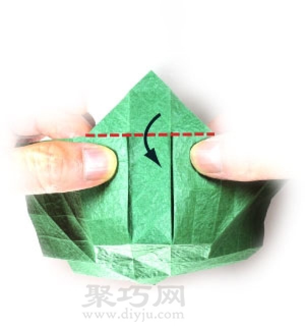 Illustrated tutorial on round paper box origami. Teach you how to fold a round storage box.