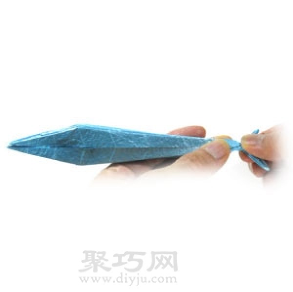 Easy to learn needlefish origami tutorial