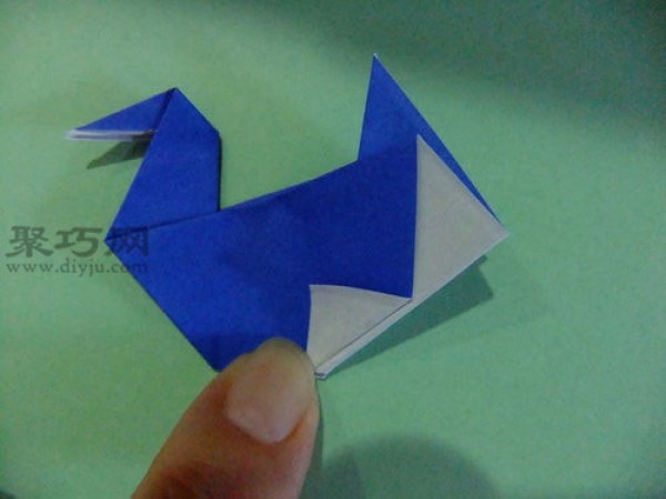 How to fold a simple origami water bird for children How to fold a water bird