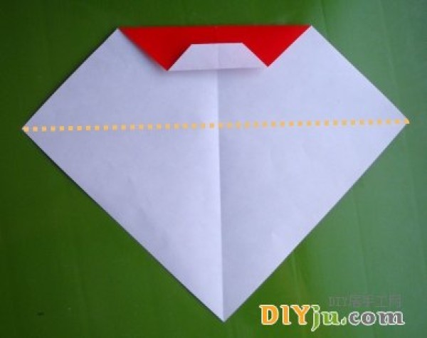 Very cute Santa Claus origami method + illustrated tutorial