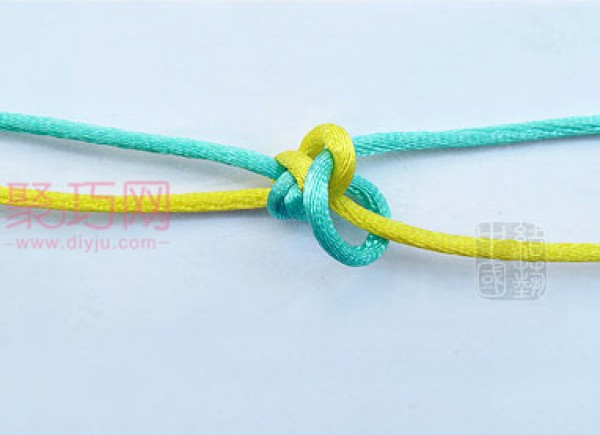 Introductory Tutorial on Chinese Knot: Illustration of the Diamond Knot Knitting Method