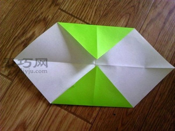 Paper shuriken origami illustrated tutorial How to fold dart shuriken