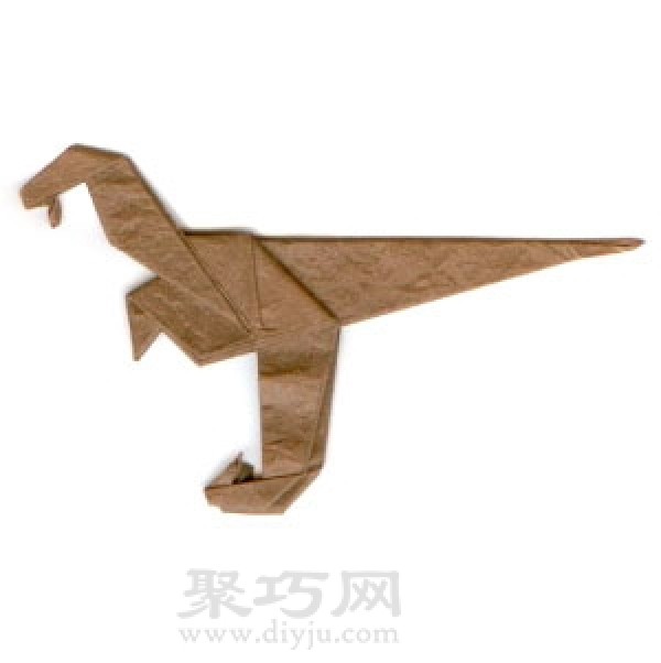 Origami Velociraptor Folding Steps