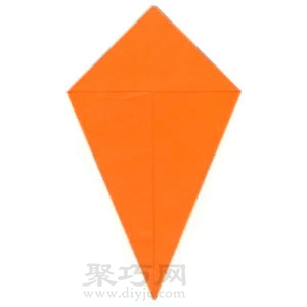 Basic origami folding method: folding square paper into regular octagon