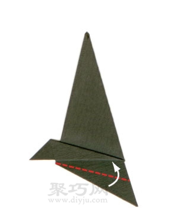 How to fold an origami witchs hat