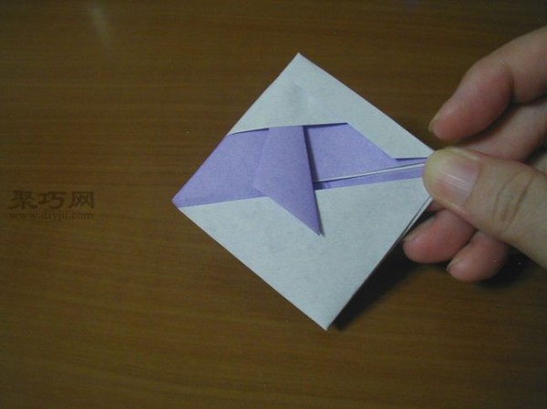 Illustration of the steps for making origami fish in kindergarten. It can be used as an origami lesson plan for children.