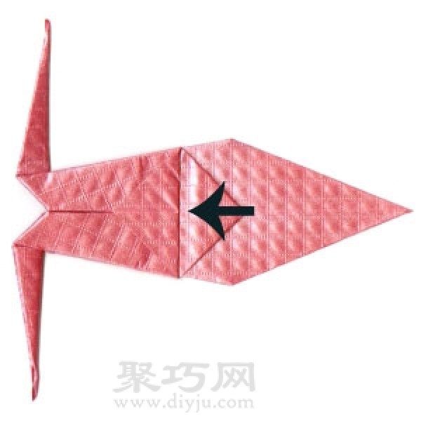 Simple illustration of handmade origami koi fish