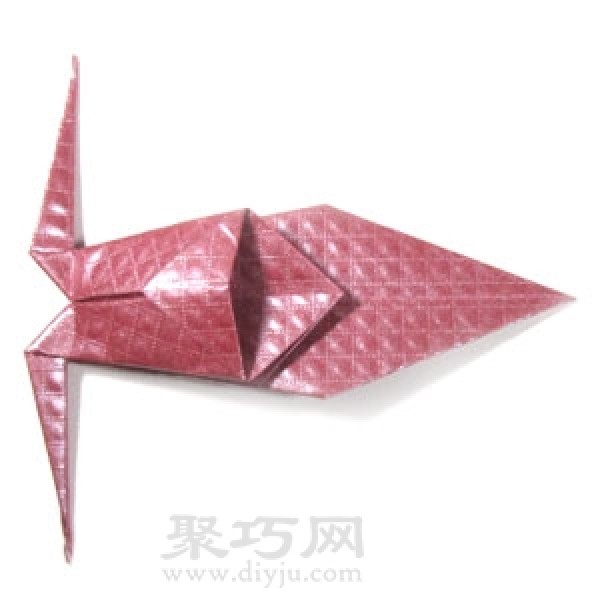 Simple illustration of handmade origami koi fish