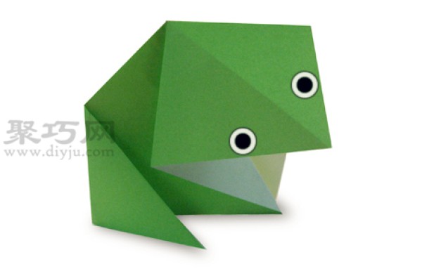 Illustrated tutorial on origami frog. Learn how to make an origami frog.