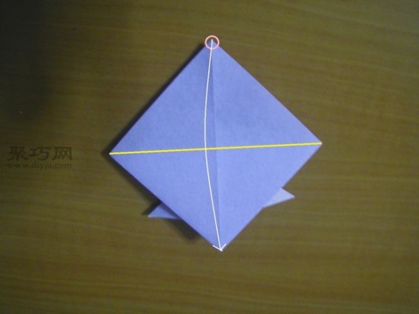 Illustration of the steps for making origami fish in kindergarten. It can be used as an origami lesson plan for children.