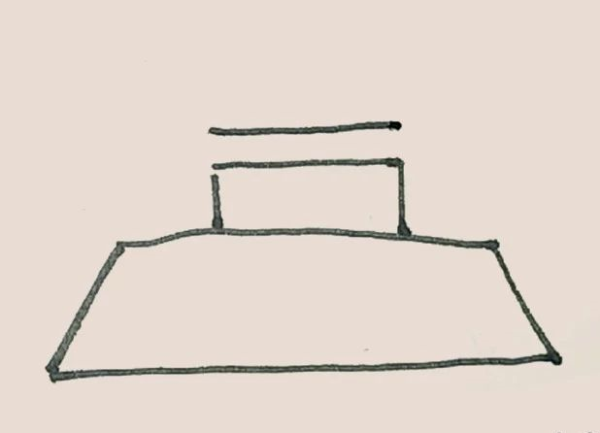 Simple drawing of Tiananmen