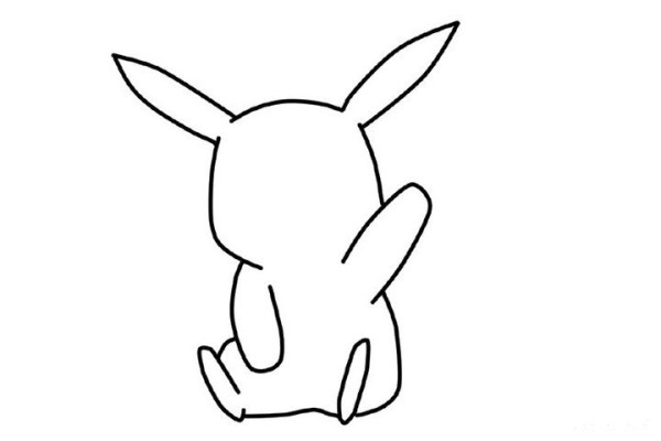 Simple drawing tutorial, step by step drawing of Pikachu