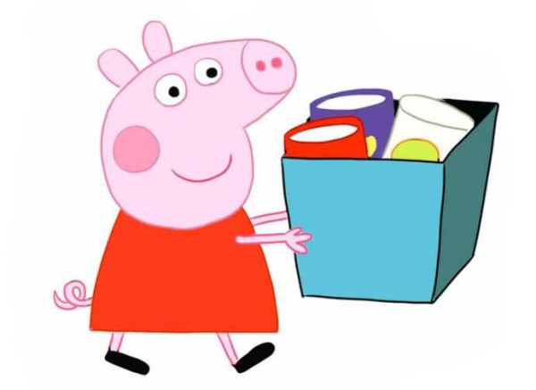 Pink Pig: Peppa Pig Moving Cartons