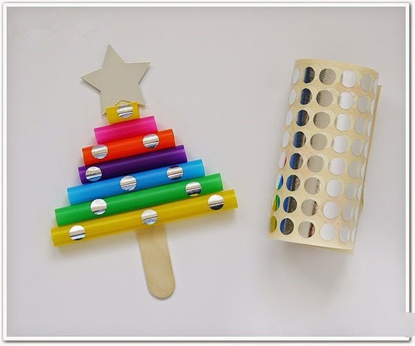 How to make a straw Christmas tree