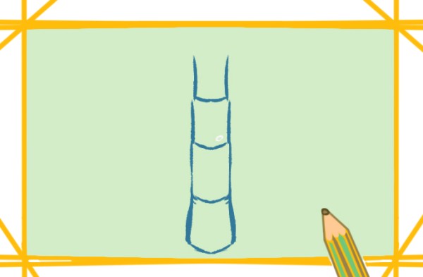 How to draw elegant bamboo