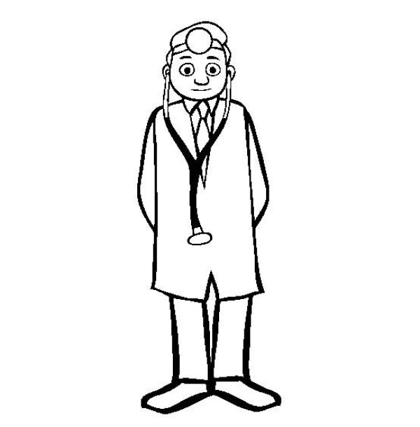 Pictures of doctors, simple drawings of doctors