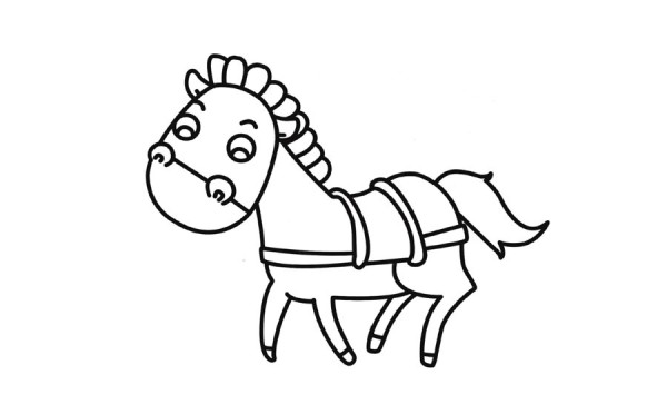 Pony simple drawing pictures