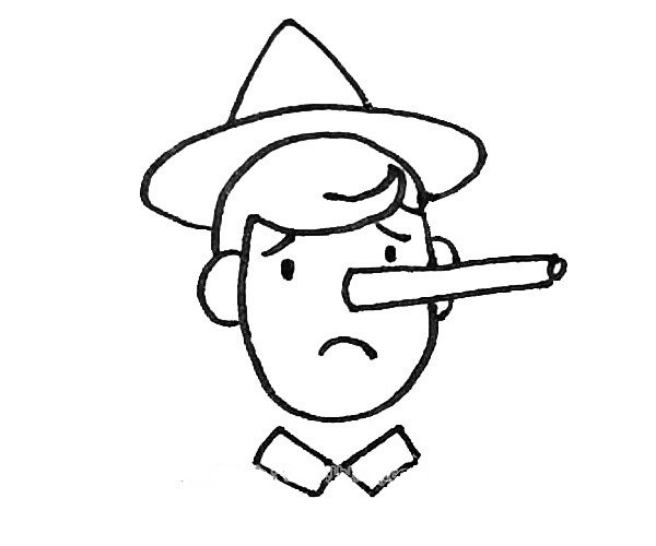 Pinocchio simple drawing tutorial