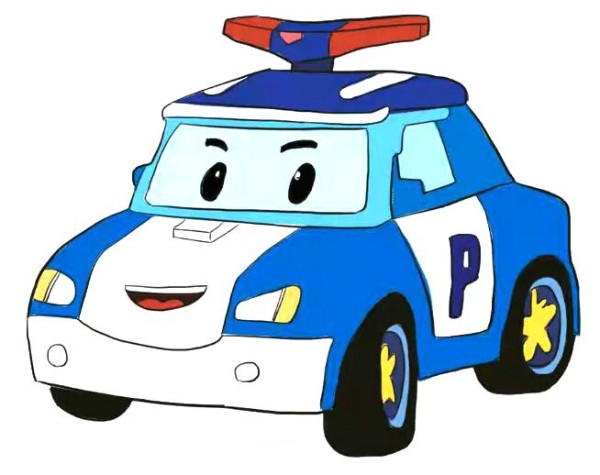 Transformed Police Car Purley