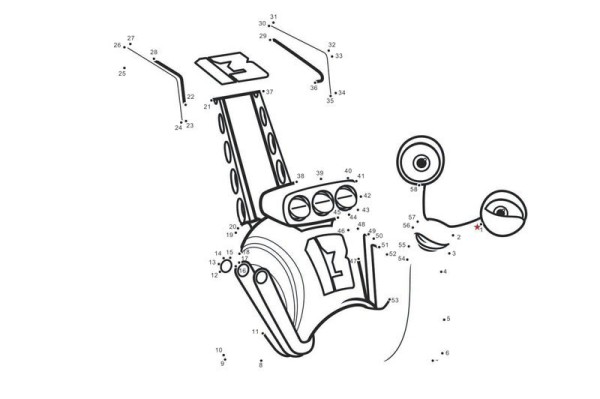 Connected drawing of slip marks in speed snail