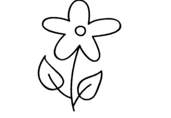 A complete collection of simple drawings of flowers and plants