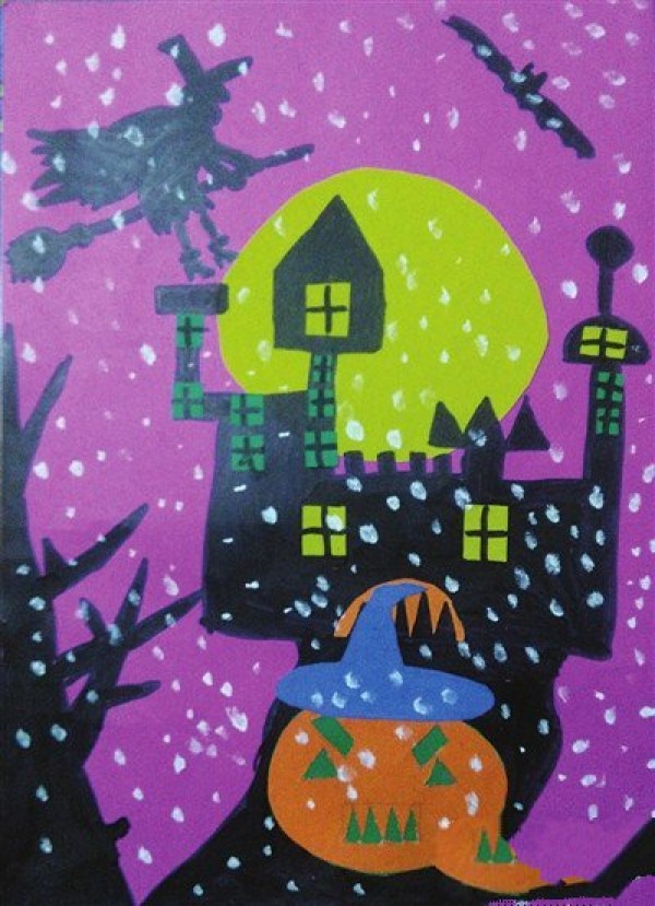 Halloween childrens drawings