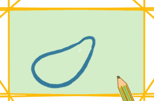 How to draw delicious eggplant