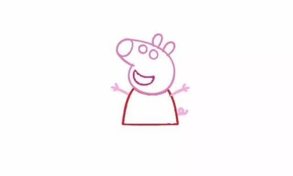 Simple drawing tutorial｜Peppa Pig jumping in the mud pit