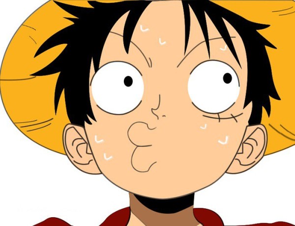 Luffy avatar simple strokes