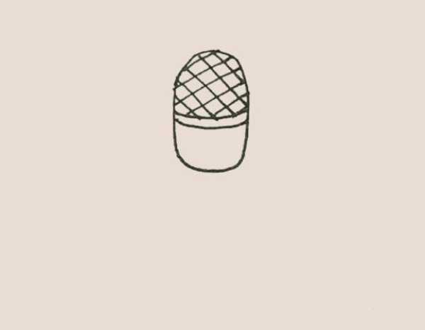 Simple drawing of microphone