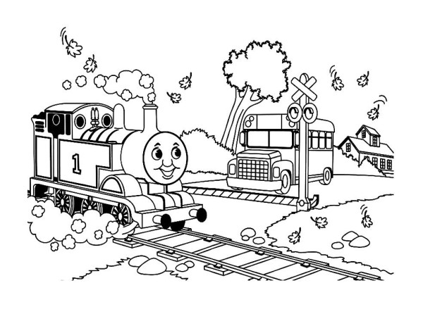 Thomas and friends coloring pictures series