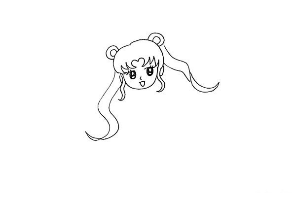 How to draw Sailor Moon