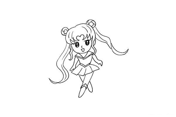 How to draw Sailor Moon