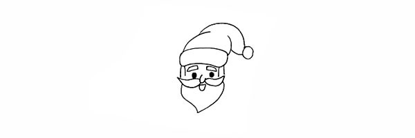 How to draw Santa Claus