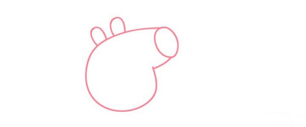 There is also this pig in the Year of the Pig. How to draw Peppa Pig?