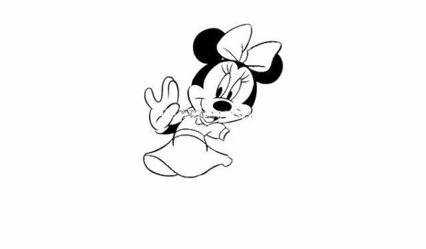 Teach you step by step how to draw Minnie