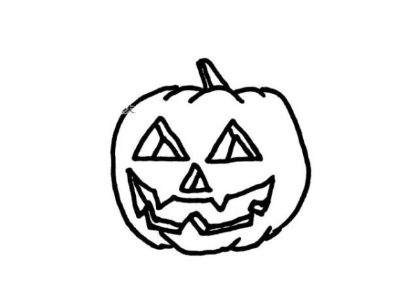 Four ways to draw pumpkin lanterns