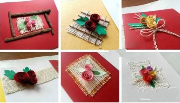 Handmade New Year greeting cards