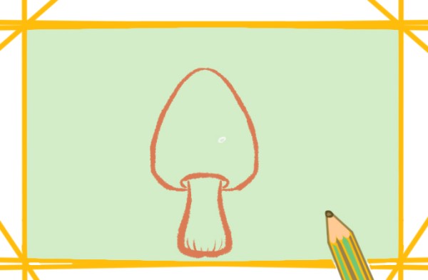 How to draw snow-white mushrooms