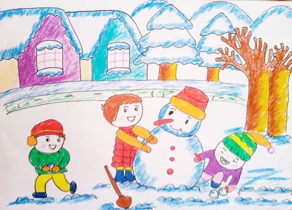 Appreciation of childrens paintings about winter