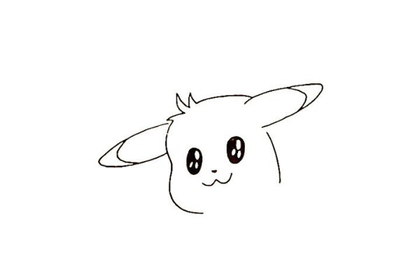 How to draw Pikachu in simple strokes