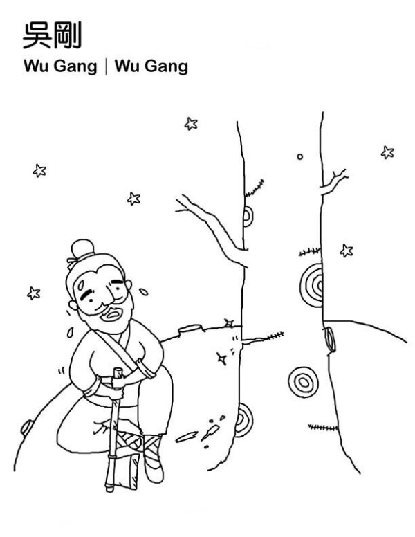 Wu Gangs simple strokes