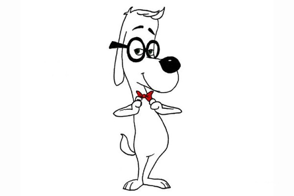 Mr. Peabody, the genius spectacled dog