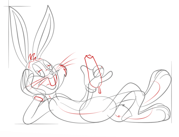 How to Draw Bugs Bunny