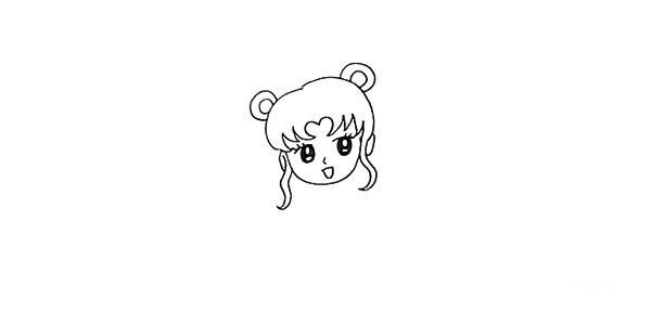 How to draw Sailor Moon