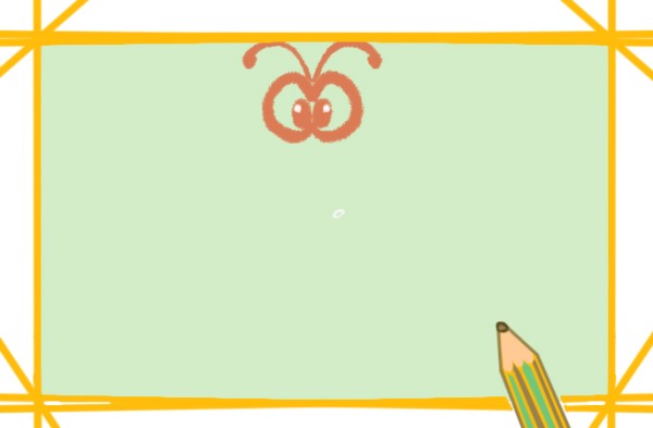 Cartoon yellow bee simple drawing