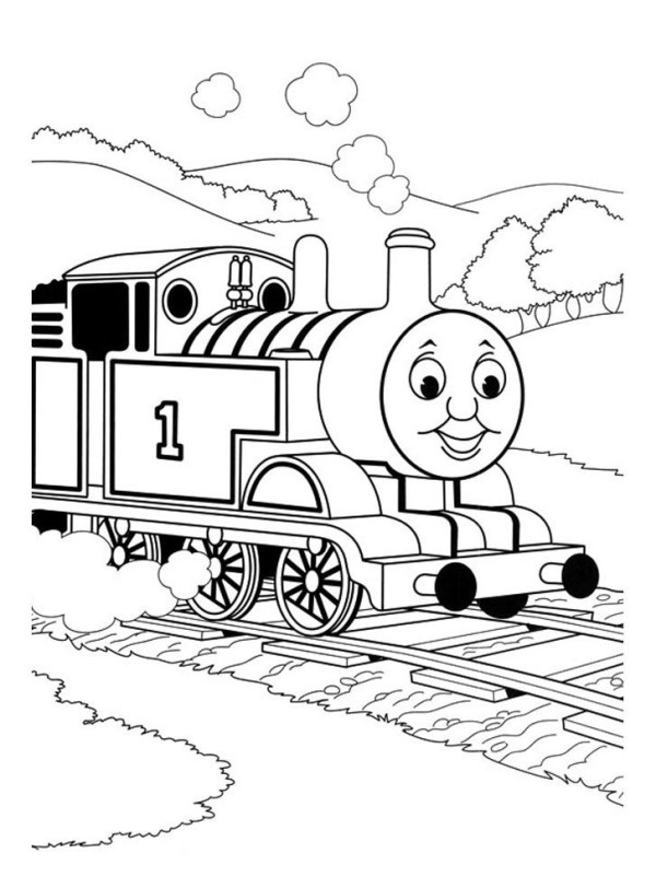 Thomas the train coloring pictures