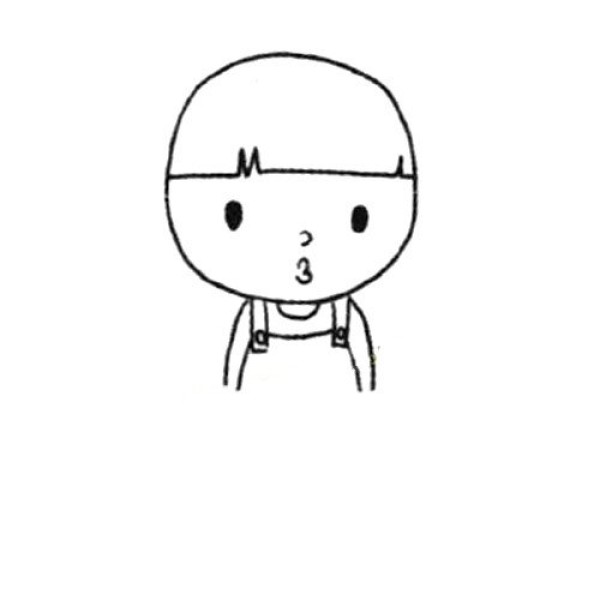 Simple drawing tutorial of little boys with various characters